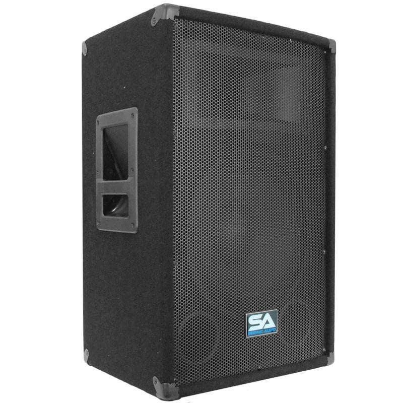 Акустическая система Seismic Audio Pair of 12" PA Speakers with Tripod Stands SA — фото лота 1