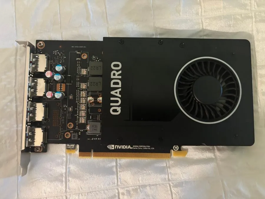 GPU-ускоритель Dell Nvidia Quadro P2200 5GB GDDR5X DisplayPort Desktop Graphics 