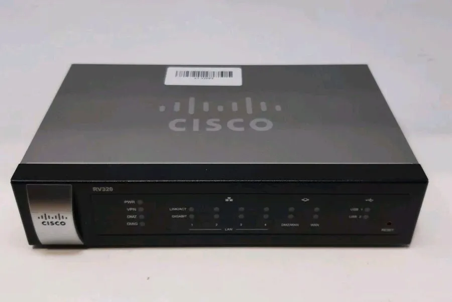 Маршрутизатор Cisco RV320 4-Port Gigabit Dual Wan VPN Security Router
