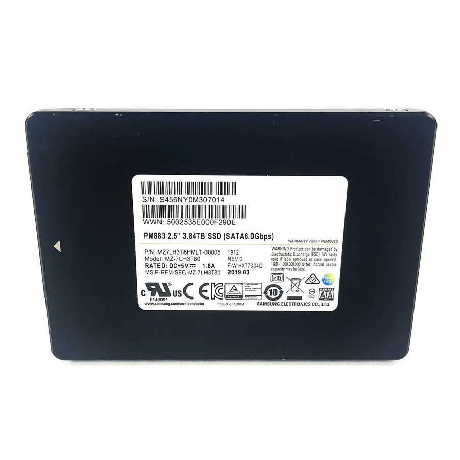 SSD-накопитель MZ-7LH3T80 Samsung PM883 Series 3.84TB 2.5" SATA 6Gb/s SSD MZ7LH3