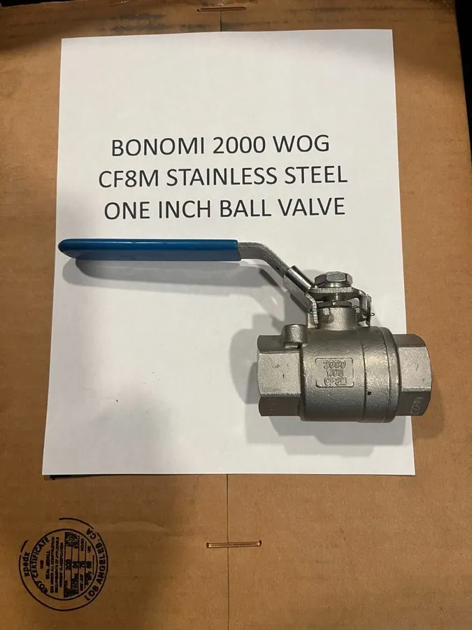 Клапан Warren 3" CF8M 1000 WOG Stainless Steel Ball Valve NACE MR0175