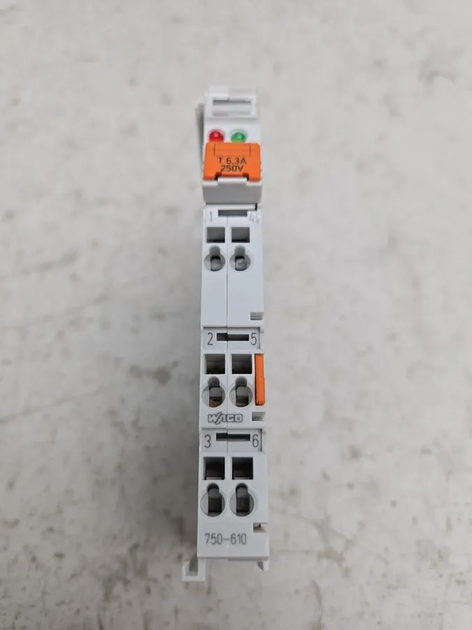 Блок питания WAGO 750-610 24VDC Power Supply Fuse Diagnostic DIN Rail 750-Series