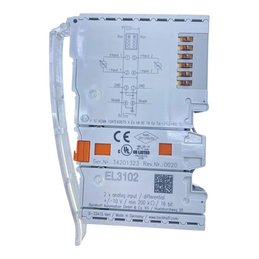 Модуль ввода-вывода BECKHOFF EL3102 EtherCAT Terminal