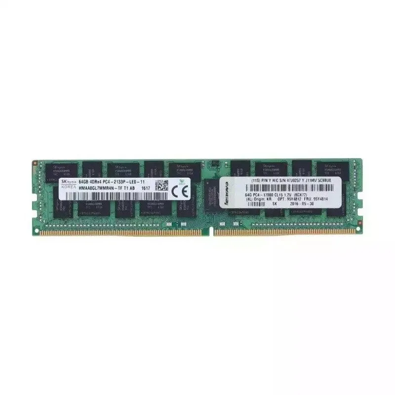 Модуль памяти Lenovo / IBM 95Y4811 95Y4812 95Y4814 64GB 4DRX4 DDR4 PC4-2133P Ser — фото лота 1