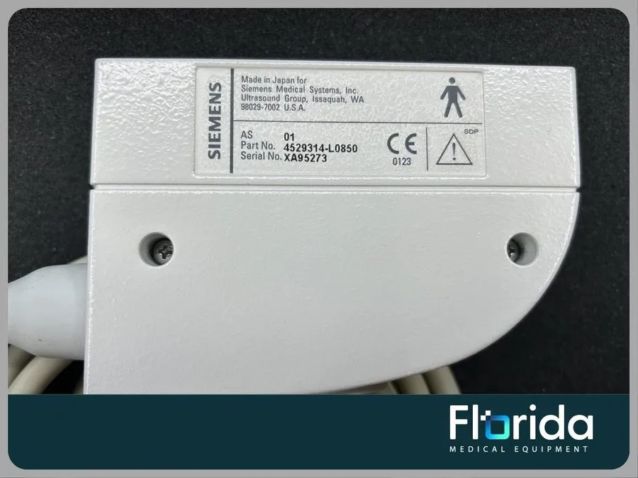 УЗИ-датчик SIEMENS 3.5C40S CURVED ARRAY ULTRASOUND TRANSDUCER PROBE P/N: 4529314 — фото лота 1