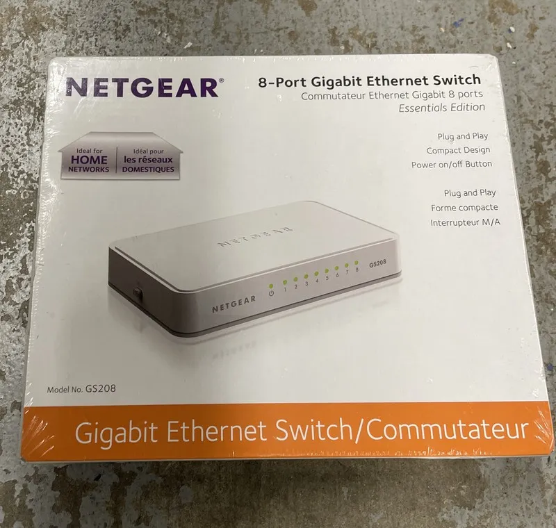 Коммутатор Netgear GS208 Ethernet Switch 8 Ports 2 Layer Supported Desktop