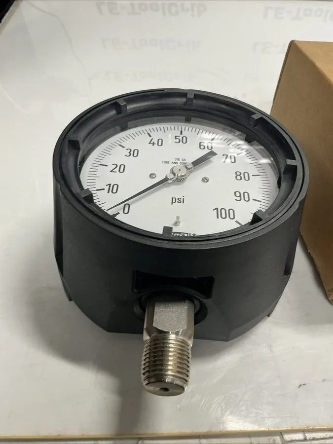 Трубопроводная арматура WIKA 9834834 Type 232.34 4.5” Pressure Gauge 0-100 PSI A — фото лота 2