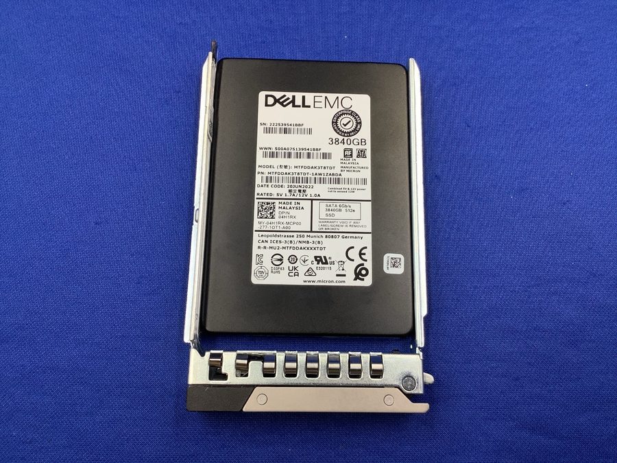 SSD-накопитель Dell 59YY0 Micron MTFDDAK3T8TDT 3.84TB 2.5" 6Gbps Mixed Use SED S