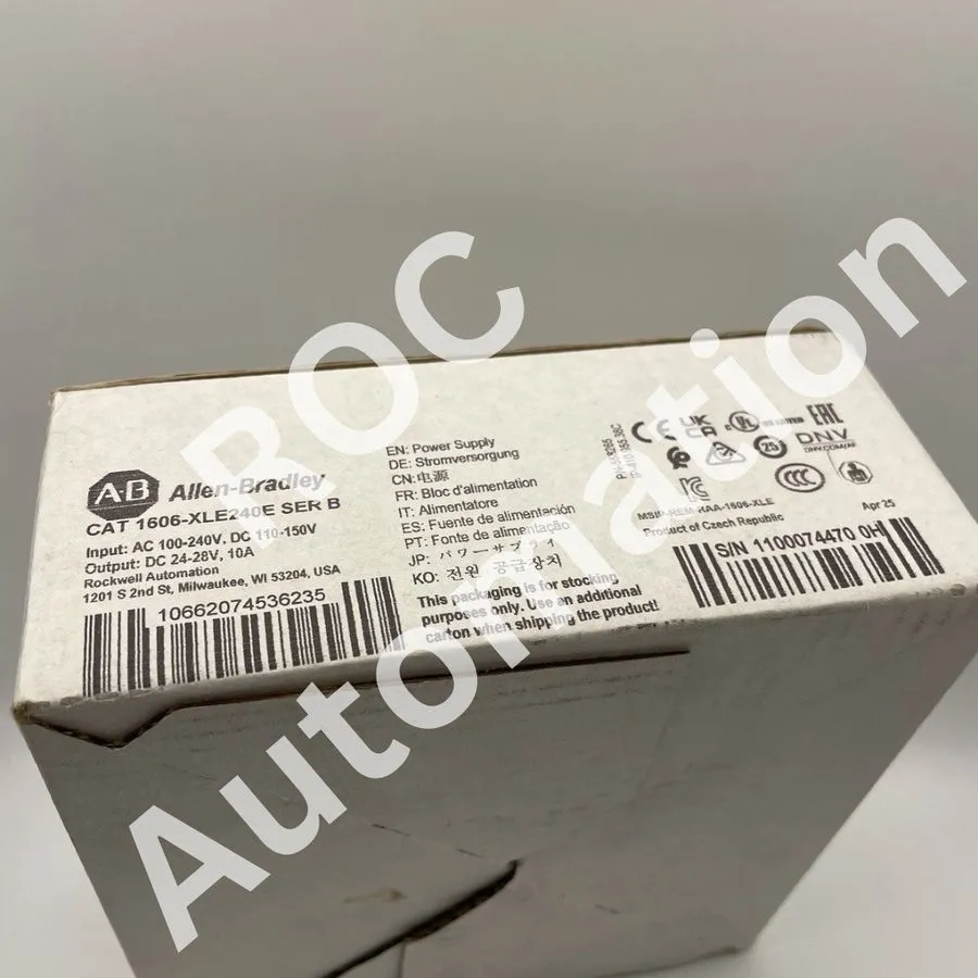 Блок питания Open Preowned Allen Bradley 1606-XLE240E Power Supply 240w 24-28v-d