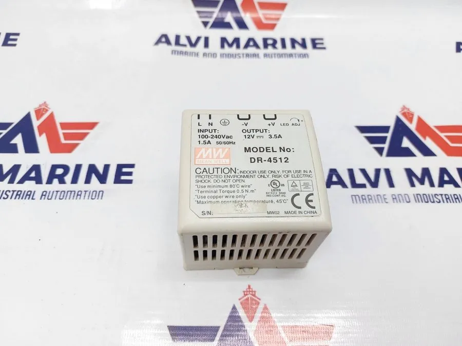 Блок питания Mean Well DR-4512 DIN Rail Power Supply 12V DC 3.5A 42W