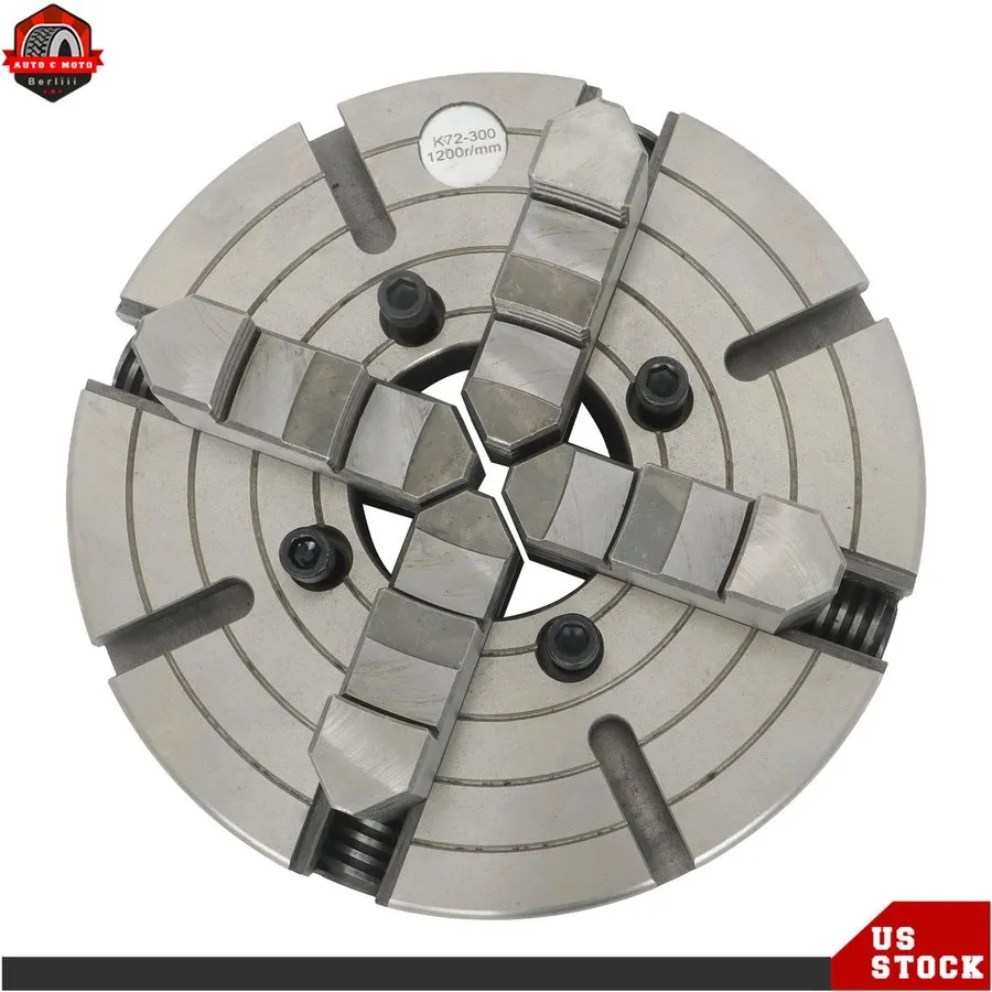 Режущий инструмент K72-300 4-Jaw Lathe Chuck 12 Inch Self Centering Independent
