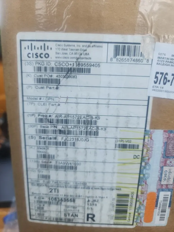Антенна Cisco Aironet 1572EAC Air-AP1572EAC-B-K9 Wireless Access Point AIR-ANT25 — фото лота 1