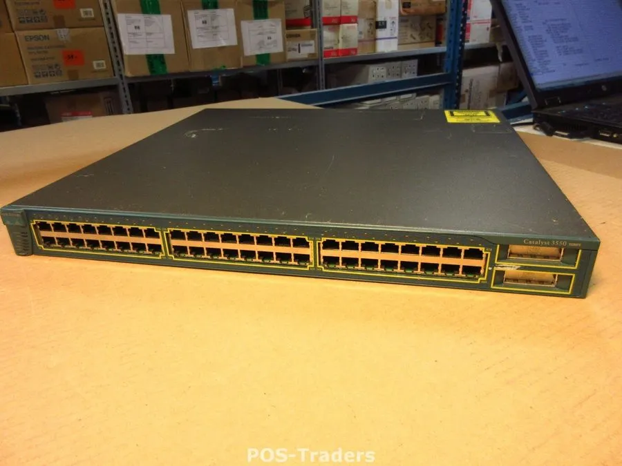 Коммутатор Cisco WS-C3550-48-SMI 48-Port Ethernet Network Switch Catalyst 3550