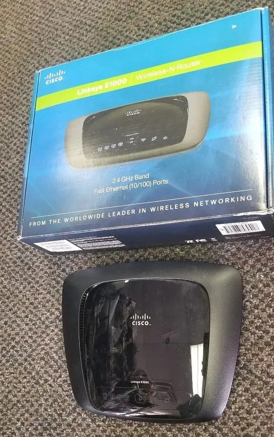 Маршрутизатор Cisco-Linksys E1000 300 Mbps 4-Port 10/100 Wireless N Router