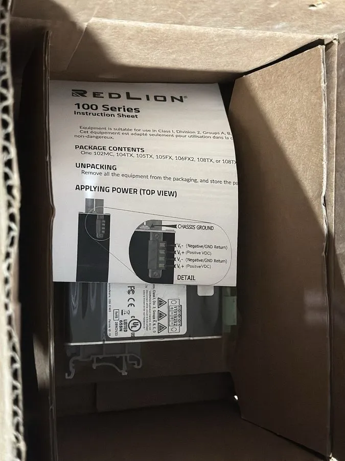 Коммутатор Red Lion N-Tron 105FXE-SC-15 Unmanaged Five-Port Industrial Ethernet  — фото лота 1