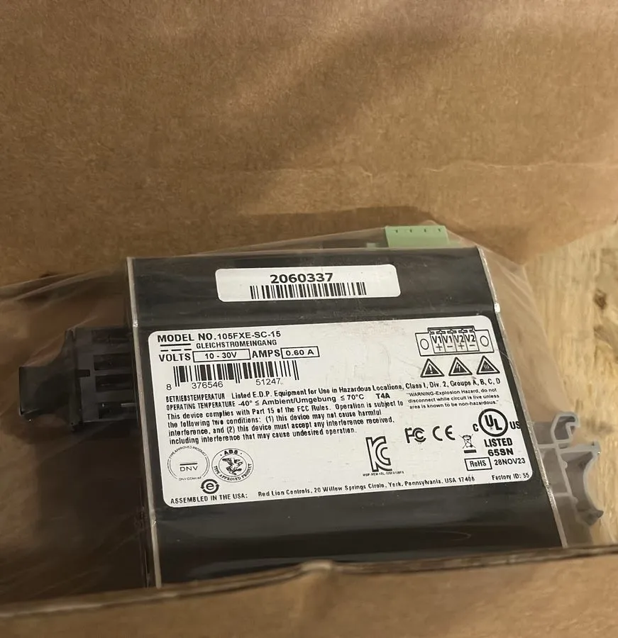 Коммутатор Red Lion N-Tron 105FXE-SC-15 Unmanaged Five-Port Industrial Ethernet  — фото лота 2