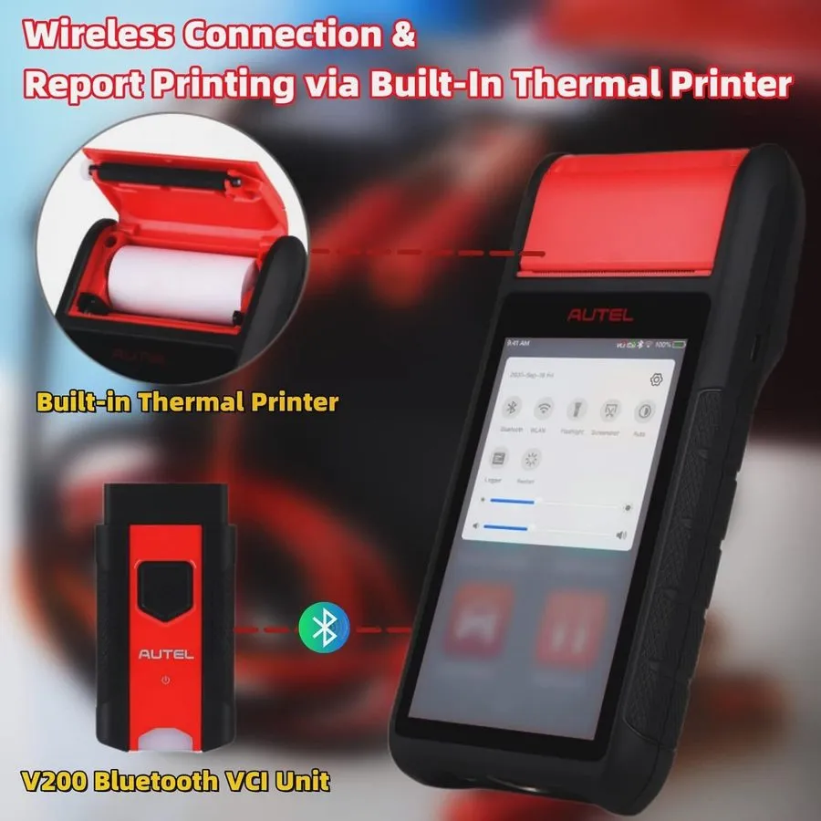 Аккумулятор 2026 Autel Battery Tester MaxiBAS BT608 OBD2 All System Diagnostic S — фото лота 2