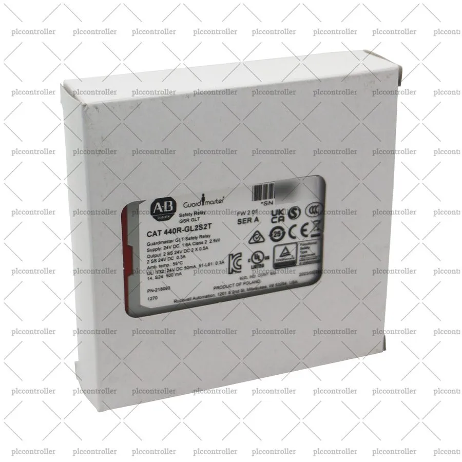 Реле безопасности Allen Bradley, 440R-GL2S2T, Guard Master Safety Relay Locking 