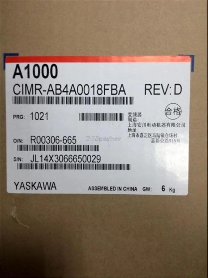 Частотный преобразователь Yaskawa A1000 Series Inverter CIMR-AB4A0018FBA