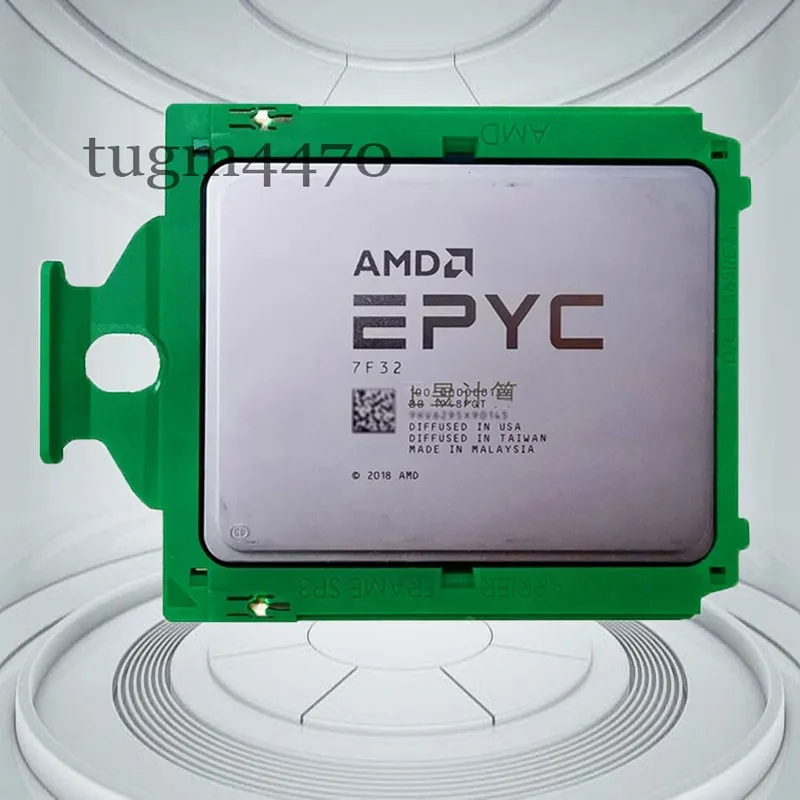 Процессор AMD EPYC 7F32 CPU processor 8 cores 16 threads 3.7GHZ up to 3.9GHZ 180