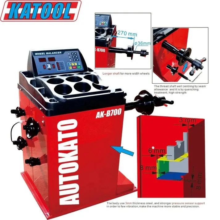 Балансировочный станок KATOOL Wheel Balancer Tire Machines для Precision Balanci — фото лота 2