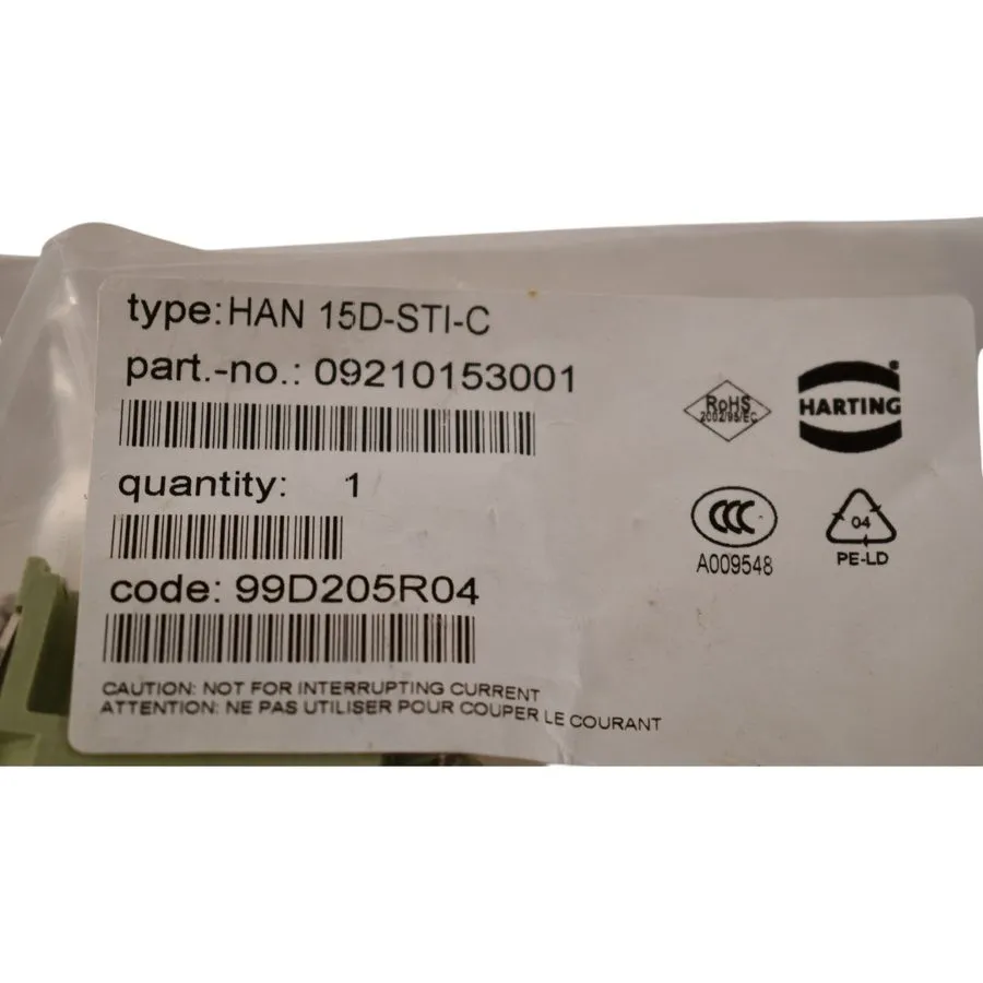 Разъём Harting 09210153001 Rectangular Connector Insert, 10 A