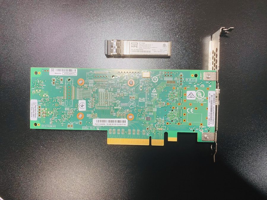 Контроллер P9D93A HPE StoreFabric SN1100Q 16Gb Single Port Fibre Channel HBA QLE