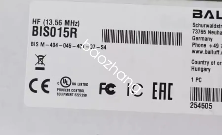 Считыватель RFID BALLUFF BIS015R BIS M-404-045-401-07-S4 RFID Sensor