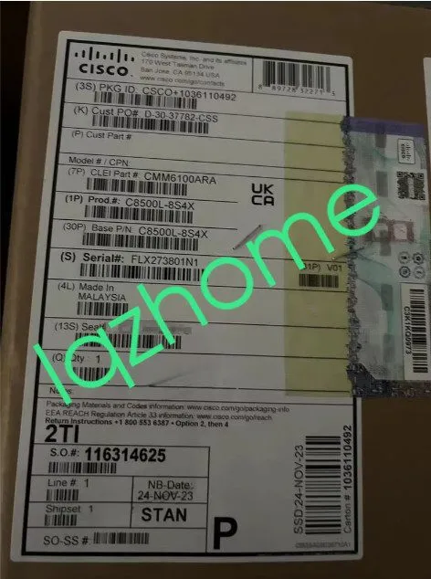 Маршрутизатор Cisco C8500L-8S4X via FedEx or DHL