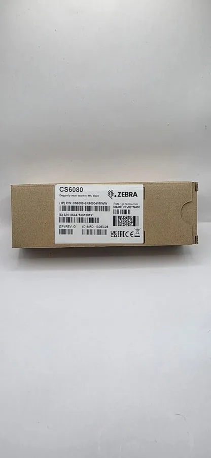 Сканер штрих-кода Zebra CS6080-SR40004VZWW CS6080 Cordless 2D Barcode Scanner Bl — фото лота 1