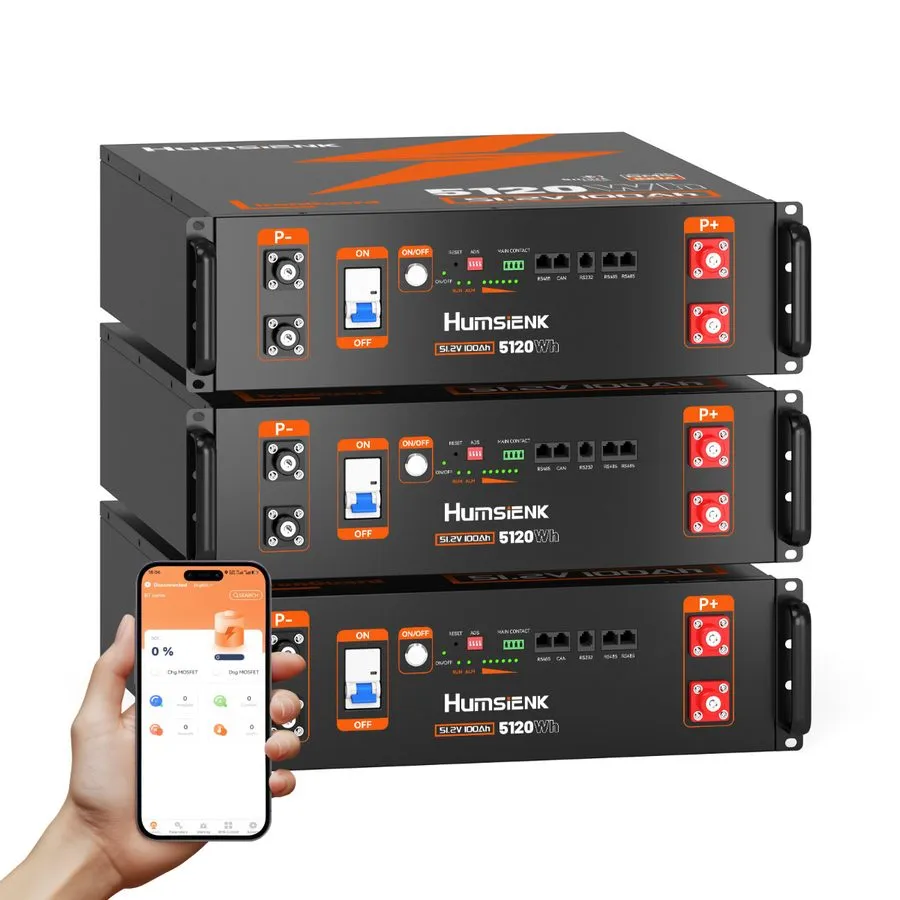 Аккумулятор 15.36kWh 48V 100Ah Battery Server Rack +12KW Solar Hybrid Inverter B
