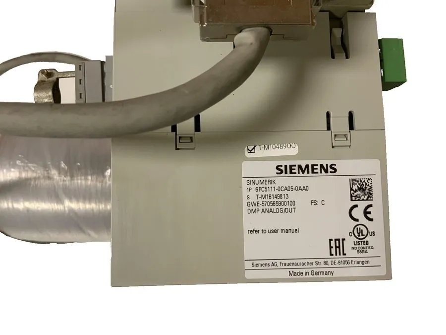 Стойка ЧПУ SIEMENS 6FC5211 SINUMERIK 810D/DE 84OD/DE ELECTRONIC MODULE — фото лота 2