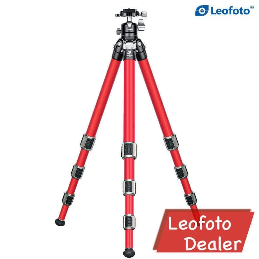 Оборудование видеонаблюдения Leofoto LA-284C+LH-30 Full Red Athena Ocean Tripod