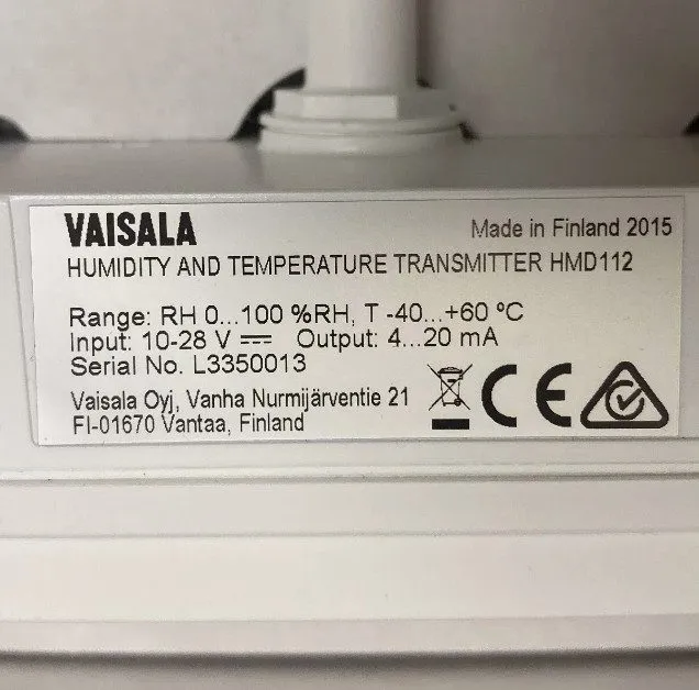 Датчик температуры VAISALA Temperature and Humidity sensor HMD112