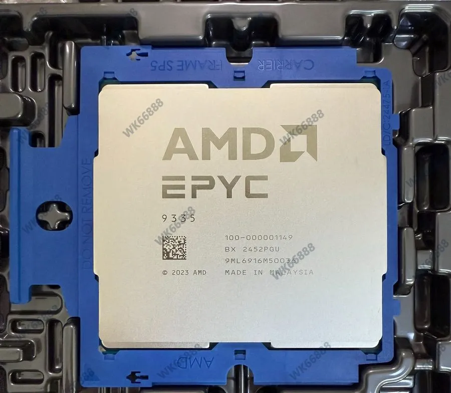 Сервер AMD EPYC 9335 32-core 64-thread 3GHZ 128 MB 210W SP5 TURIN Server CPU Pro