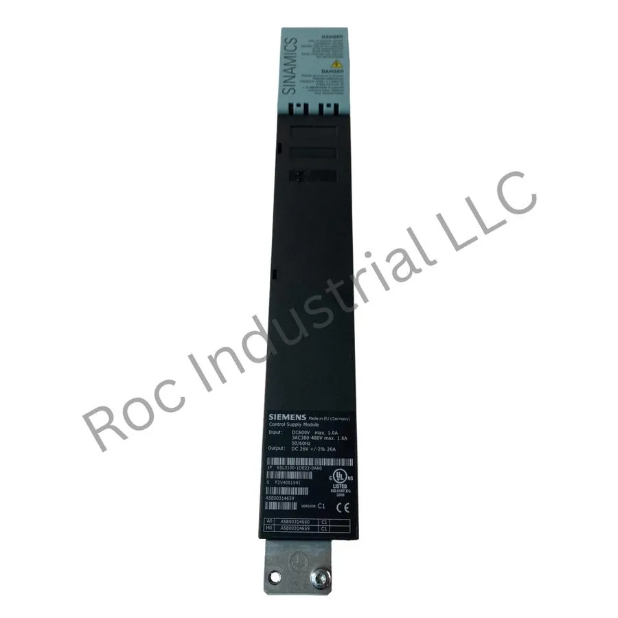 Частотный преобразователь SIEMENS 6SL3100-1DE22-0AA0 SINAMICS CONTROL SUPPLY MOD