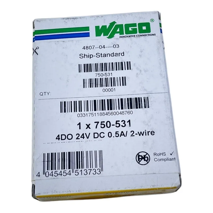 Модуль ввода-вывода Wago 750-531 digital output module 24v dc 0.5a