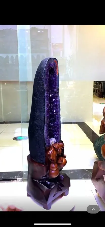 Лабораторный прибор 97.9LB TOP Natural Uruguay Amethyst flowers Calcite quartz c — фото лота 2