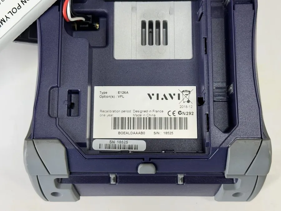 Тестер JDSU VIAVI E126A SM OTDR EXPERT 1650NM SMART TEST HANDHELD FIBER TESTER 1 — фото лота 2