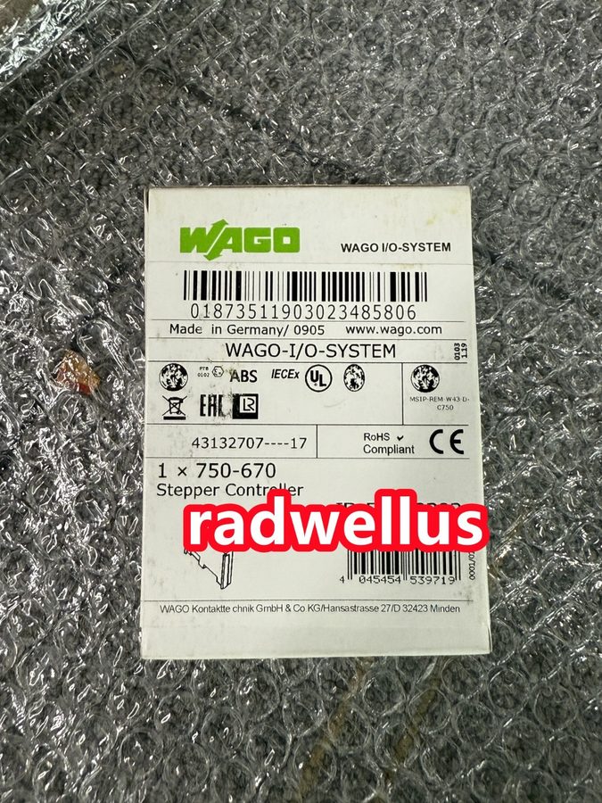 Модуль WAGO 750-670 Buscoupler DeviceNet Module
