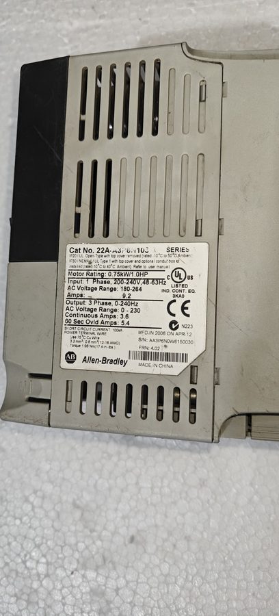 Фото лота 22A-A3P6N103 от продавца №50393