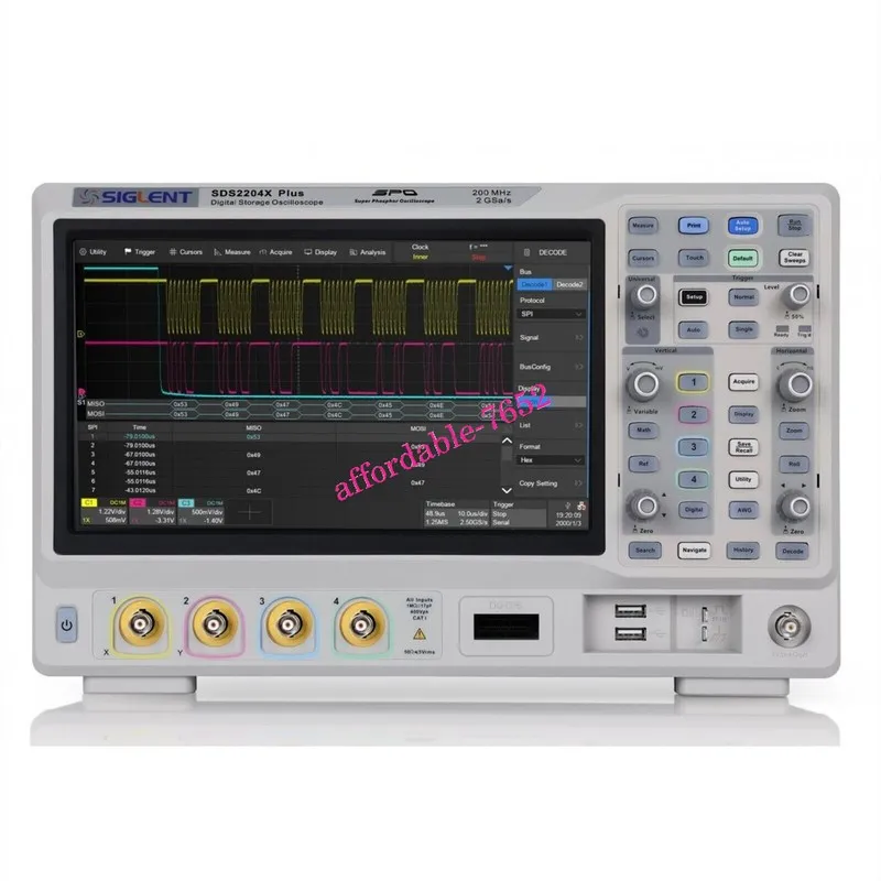 Осциллограф Siglent SDS2204X Plus 200 MHz / 4 Channel Digital Oscilloscope