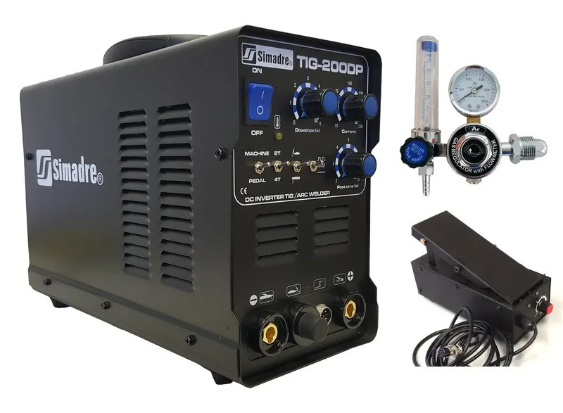 Сварочный аппарат TIG MMA PULSE WELDER SIMADRE 200A TIG200DP 110/220V DC WELDING