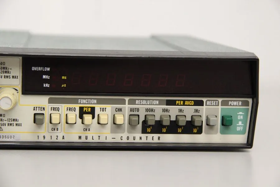 Тестер Fluke 1912A Multi Counter 50MHz-520MHz 5Hz-125MHz Frequency Counter Multi — фото лота 2