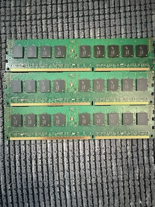 Модуль памяти MICRON 8GB X3 MT18JSF1G72PZ-1G9E1HE 1RX4 PC3-14900R DDR3-1866 RAM — фото лота 2