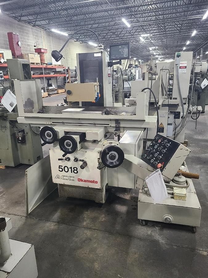 Оборудование ЧПУ Okamoto ACC-8.20ST Hydraulic Surface Grinder — фото лота 1