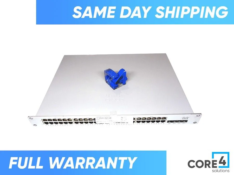 Коммутатор CISCO MS225-48LP-HW MERAKI MS225-48LP L2 SWITCH