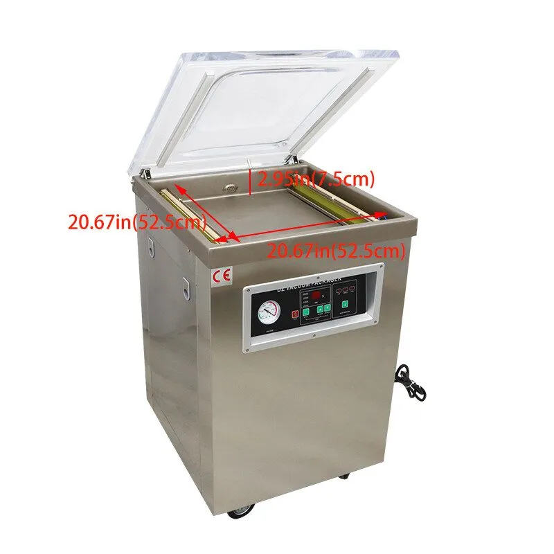 Вакуумный упаковщик DZ-500 Double Chamber Vacuum Packaging Machine Stainless Foo — фото лота 2
