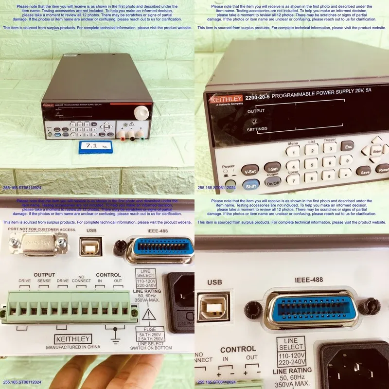 Блок питания KEITHLEY 2200-20-5, Power Supply as in photos, SN:2982 rφm, DHL