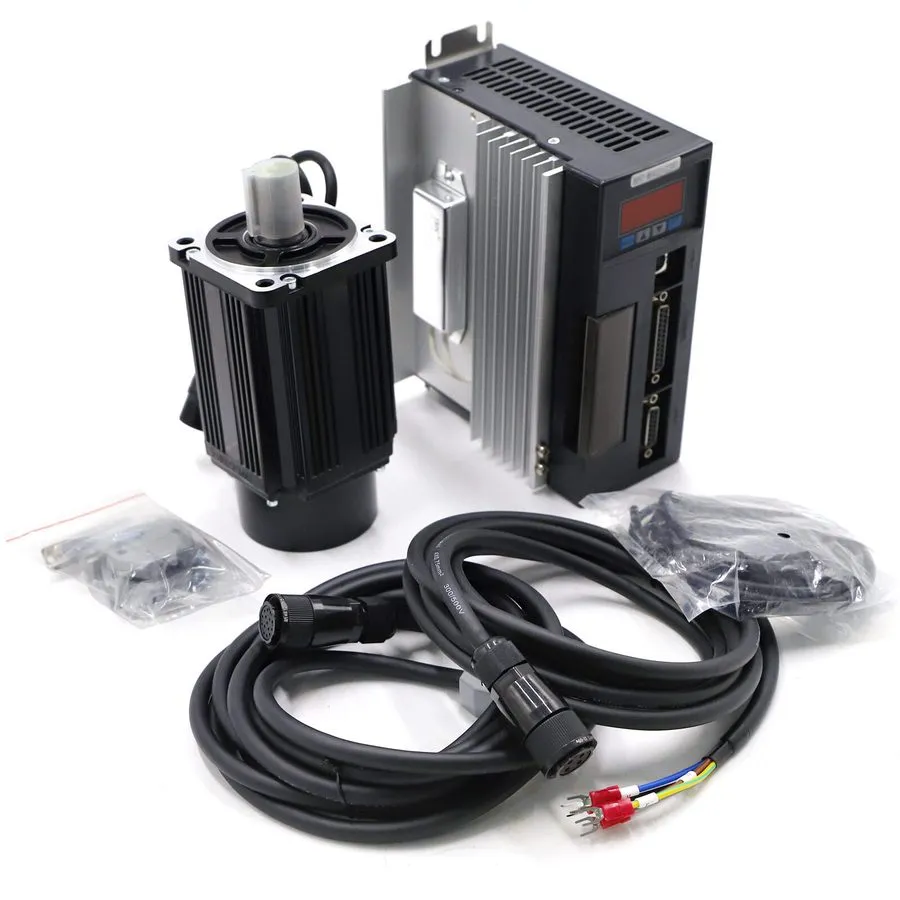 Серводвигатель 750W AC Servo Motor 2.39N.m 220V 3000R/Min Servo Driver Kit&3mete — фото лота 1